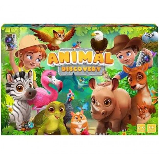 Гра настільна розважальна "Animal Discovery" Danko toys
