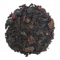 Чорний чай з лісовою ягодою